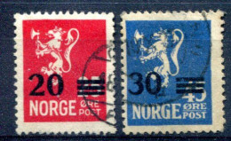 Norvège     124/125  Oblitérés - Gebraucht