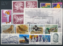 Island Postfrisch Olafsvik 1987 Vögel, Weihnachten, Gesundheit U.a.  (10221503 - Unused Stamps