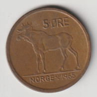 NORGE 1965: 5 Öre, KM 405 - Norvège