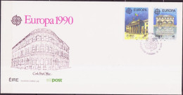 Europa CEPT 1990 Irlande - Ireland - Irland FDC Y&T N°721 à 722 - Michel N°716 à 717 - 1990