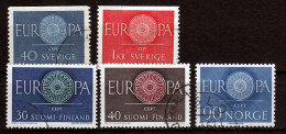 Europa Cept 1960 Div. Gestempeld 1 - 1960