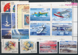 Island Postfrisch Sport 1993 Sport, Kunst, Flugzeuge U.a.  (10221504 - Unused Stamps