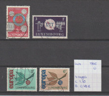 (TJ) Luxembourg 1965 - 4 Zegels (gest./obl./used) - Usados