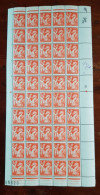 Bloc De 50 Valeurs - Iris 1,50f - 1939-44 Iris