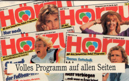 Fernsehen TK K652/1992 ** 30€ HÖRZU Volles Programm-System Täglich 6 Farbige Seiten Teletips TC Journal Telecard Germany - K-Series : Customers Sets