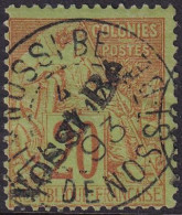 Nossi-Be 1893 Sc 30 Yt 25 Used Nossi-Be Cancel - Usati