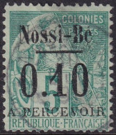 Nossi-Be 1891 Sc J9 Yt Taxe 15 Postage Due Used - Usati