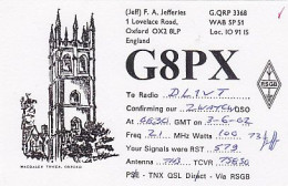 AK 185092 QSL - England - Oxford - Radio Amateur