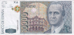 BILLETE DE 10000 PTAS DEL AÑO 1992 SERIE 1W EN CALIDAD EBC (XF) - JUAN CARLOS I (BANKNOTE) - [ 4] 1975-… : Juan Carlos I