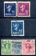 Norvège           84/86 + 109/111  Oblitérés - Gebraucht