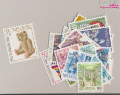 Schweiz Postfrisch Jahresereignisse 1986 Sport, Naturschutz, Spielzeug U.a.  (10257158 - Nuevos