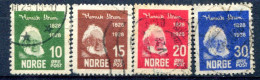 Norvège           128/131  Oblitérés - Gebraucht