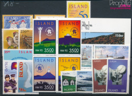 Island Postfrisch Heilsarmee In Island 1995 Vögel, Handball, Schiffe U.a.  (10221488 - Unused Stamps