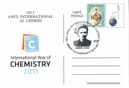 723  Année Internationale De La Chimie - International Year Of Chemistry IYC. Curie, Prix Nobel De Physique Et Chimie - Chemie