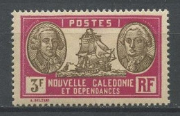 CALEDONIE 1928 N° 158 * Neuf MH Légère Trace TTB C 1 € Bateaux Voilier Bougainville La Pérouse Sailboat - Neufs