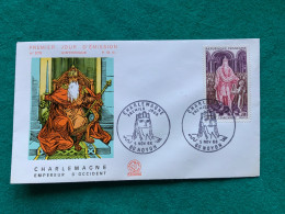 FRANCIA - CHARLEMAGNE  -   FDC 1965 - Cartas & Documentos