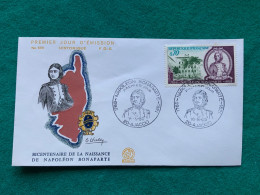 FRANCIA - NAPOLEON BONAPARTE BICENTENARIO NASCITA  -   FDC 1969 - Cartas & Documentos