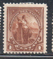 EL SALVADOR 1894 LIBERTY 1c MH - Salvador