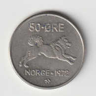 NORGE 1972: 50 Öre, KM 408 - Norwegen