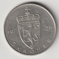NORGE 1978: 5 Kroner, KM 420 - Norwegen