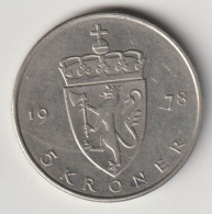 NORGE 1978: 5 Kroner, KM 420 - Norvège