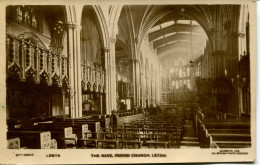 YORKS - LEEDS - PARISH CHURCH - THE NAVE RP Y3990 - Leeds