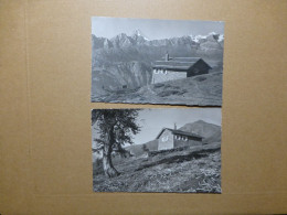 2 X Brig Saflischhütte SAC Pietschhorn - Kienenhorn  / Hüttenstempel  1931 & 1933 (9812) - Brigue-Glis 