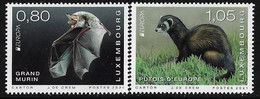 LUXEMBURGO /LUXEMBOURG / LUXEMBURG  -EUROPA 2021-"ENDANGERED NATIONAL WILDLIFE"- SERIE De 2 V. - N - 2021