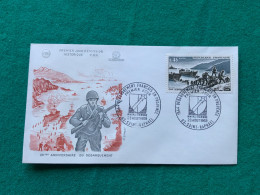 FRANCIA - 1944 SBARCO FRANCESE IN PROVENZA   -   FDC 1969 - Storia Postale