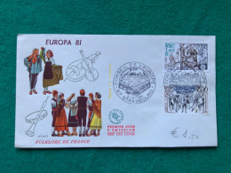 FRANCIA - EUROPA 81   -   FDC - Storia Postale