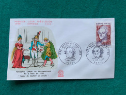 FRANCIA - BEAUMARCHAIS  -   FDC 1967 - Brieven En Documenten