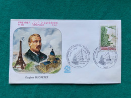 FRANCIA - EUGENE DUCRETET  -   FDC 1973 - Covers & Documents