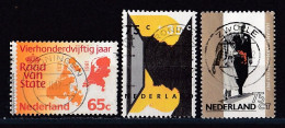 Pays Bas - 1980 - 1989  ( Béatrix )   Y&T  N °  1158   1279  1280  Oblitéré - Oblitérés