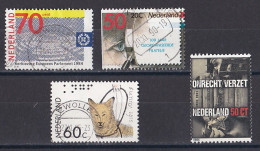 Pays Bas - 1980 - 1989  ( Béatrix )   Y&T  N °  1215  1223  1233  1240  Oblitéré - Gebraucht