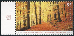 516  Écureuil: Timbre D'Allemagne ("automne") Avec Bordure écureuil.  Autumn-stamp From Germany With Squirrel On Margin - Rongeurs