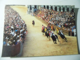 Cartolina Viaggiata "SIENA 2 Luglio - 16 Agosto IL PALIO LA CORSA" 2001 - Manifestazioni