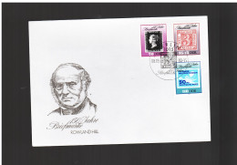 DDR - 8 5 1990 FDC 150. JAHRE BRIEFMARKE  ROWLAND HILL - 1981-1990