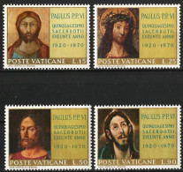Vatican 1970 - Mi 564/67 - YT 505/08 ( Painting Of The Christ ) MNH** - Except YT 508 - Unused Stamps