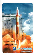 Fusée Navette Aérospatial Télécarte Japon Phonecard (F 139) - Space