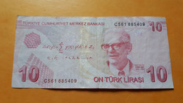 TURQUIE 10 LIRA 2017-03-27 P-223c - Turquie