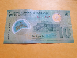 NICARAGUA 10 CORDOBAS 2007 POLYMER P-201a - Nicaragua