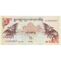 Bhoutan, 5 Ngultrum, 2006, KM:28a, NEUF - Bhutan