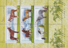 Argentina 2607-2612 Sheetlet (complete Issue) Unmounted Mint / Never Hinged 2000 Horses - Unused Stamps