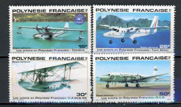 LOTE 2202 C ///  (C080)  POLINESIA FRANCESA  - PA 156 à 159 ** MNH  AVIONS    ¡¡¡ OFERTA - LIQUIDATION - JE LIQUIDE !!! - Unused Stamps