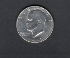 Baisse De Prix USA - Pièce 1 Dollar Argent Eisenhower 1971S  SUP/XF KM.203a - 1971-1978: Eisenhower