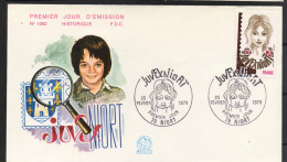 FRANCE FDC ENVELOPPE 1er JOUR 1978 -Juvex Niort - 79 Niort - 25.2.1978 FDC 1er Jour N°1062 - 1970-1979