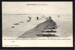 22 SAINT BRIEUC  - Les Petits Métiers Populaires - Pêcheurs - Les Grèves - La Pose Des Filets à Marée Basse - Ecrivains