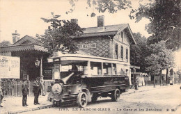 France - Le Parc St Maur - La Gare Et Les Autobus - Animé - Carte Postale Ancienne - Sonstige & Ohne Zuordnung