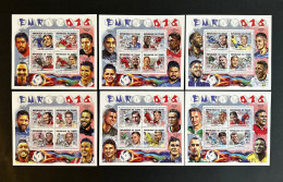 Stamps Sheetlet Block Euro Foot 2016 Chad N° Bl 630/635 Perf. - Championnat D'Europe (UEFA)