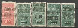 ARGELIA CONJUNTO PAQUETES POSTALES * NUEVOS CON FIJASELLOS - Paketmarken